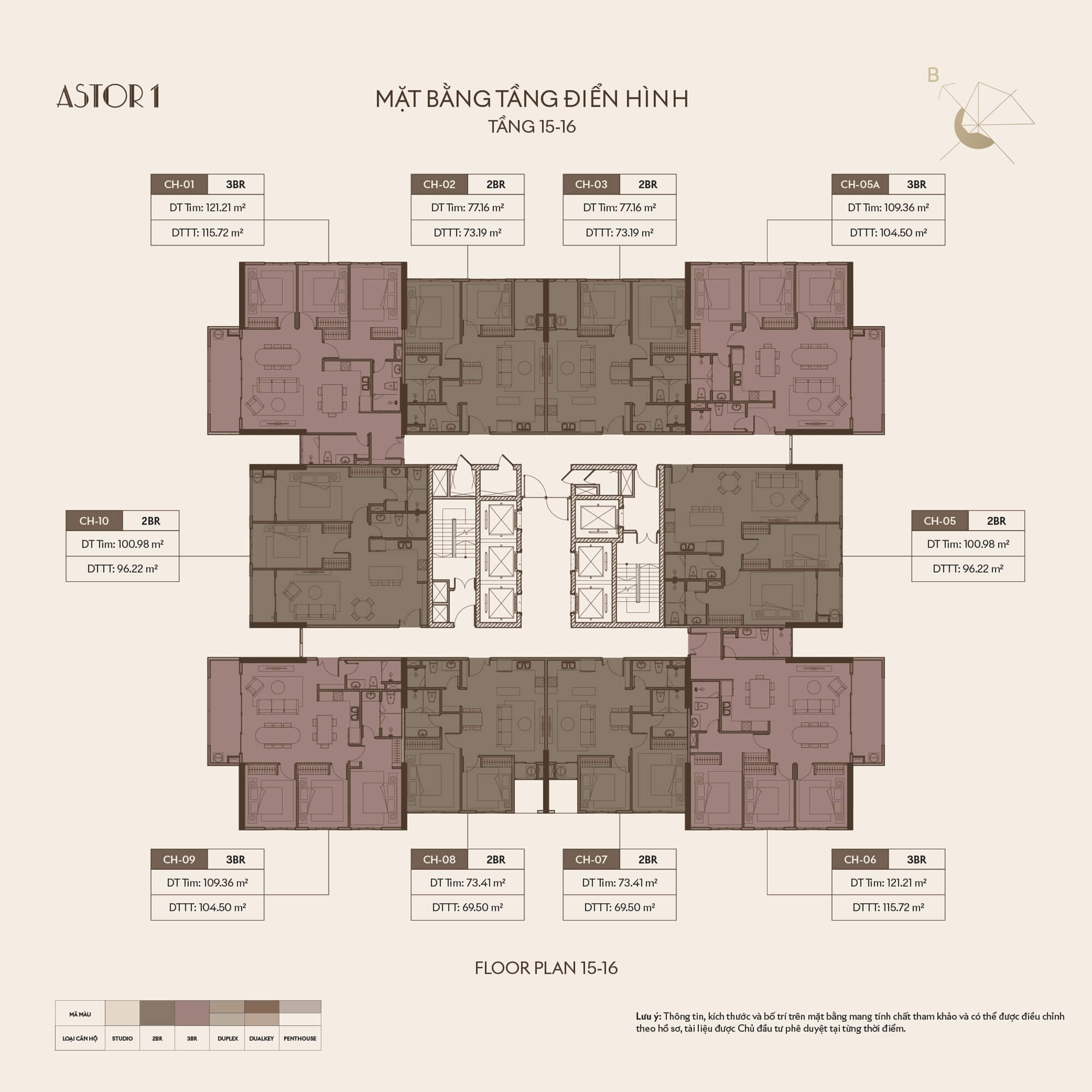 mặt bằng dự án astor 1 ciputra