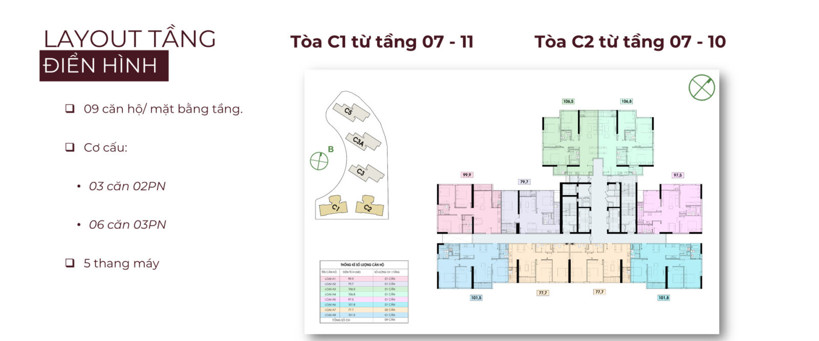 mặt bằng dự án metropoli5 nam an khánh