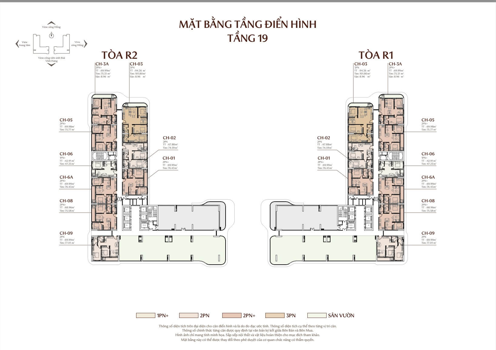 mặt bằng dự án rivea residences vĩnh hưng hoàng mai