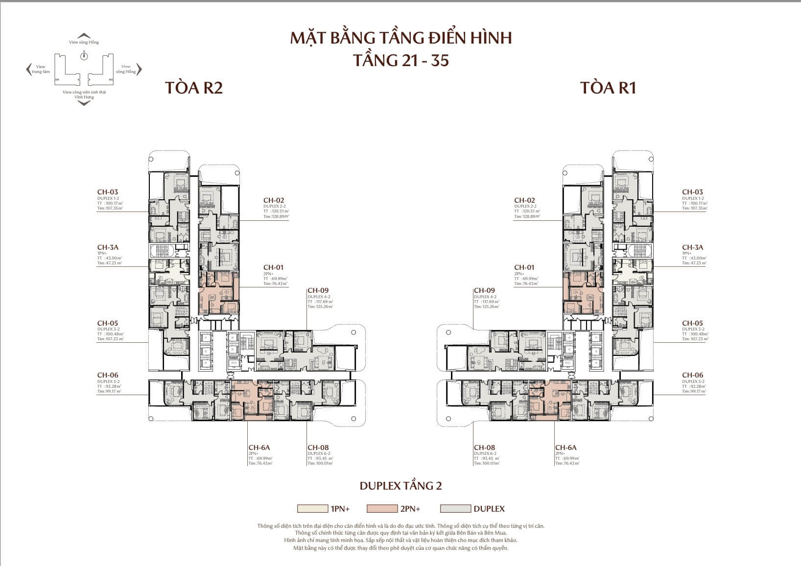 mặt bằng dự án rivea residences vĩnh hưng hoàng mai