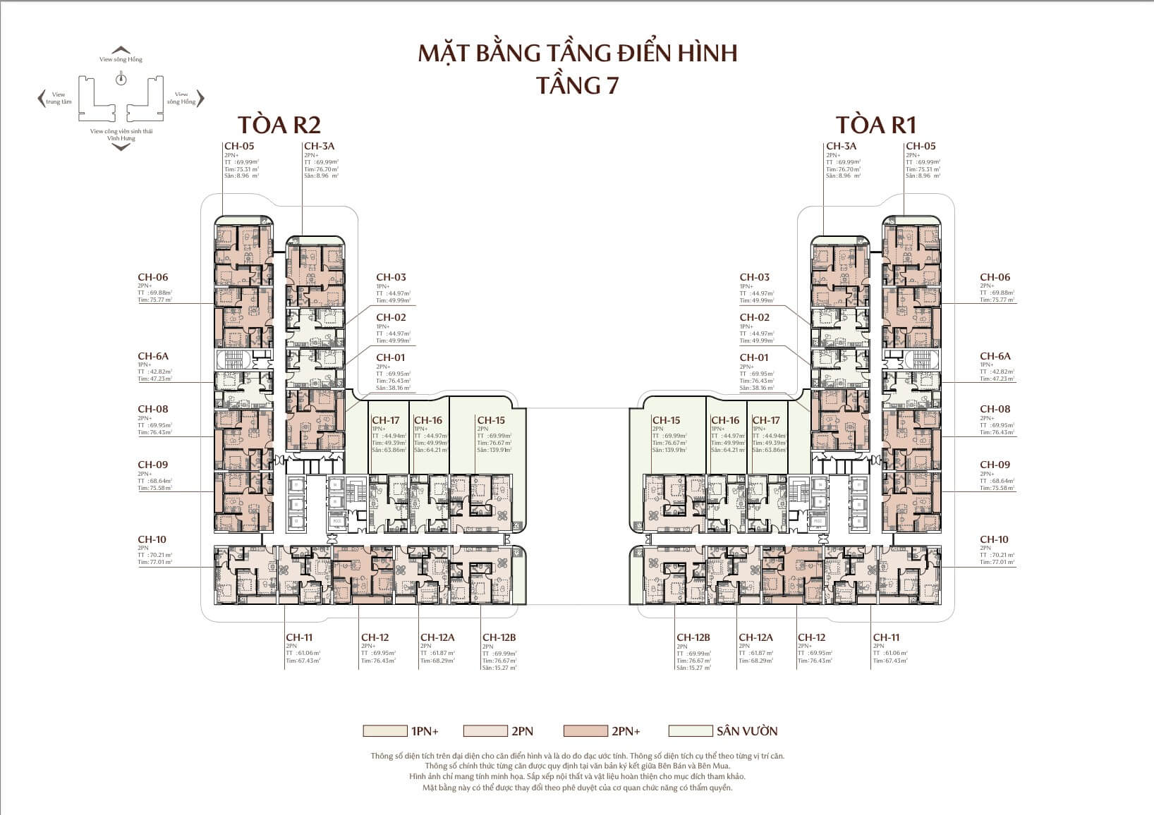 mặt bằng dự án rivea residences vĩnh hưng hoàng mai