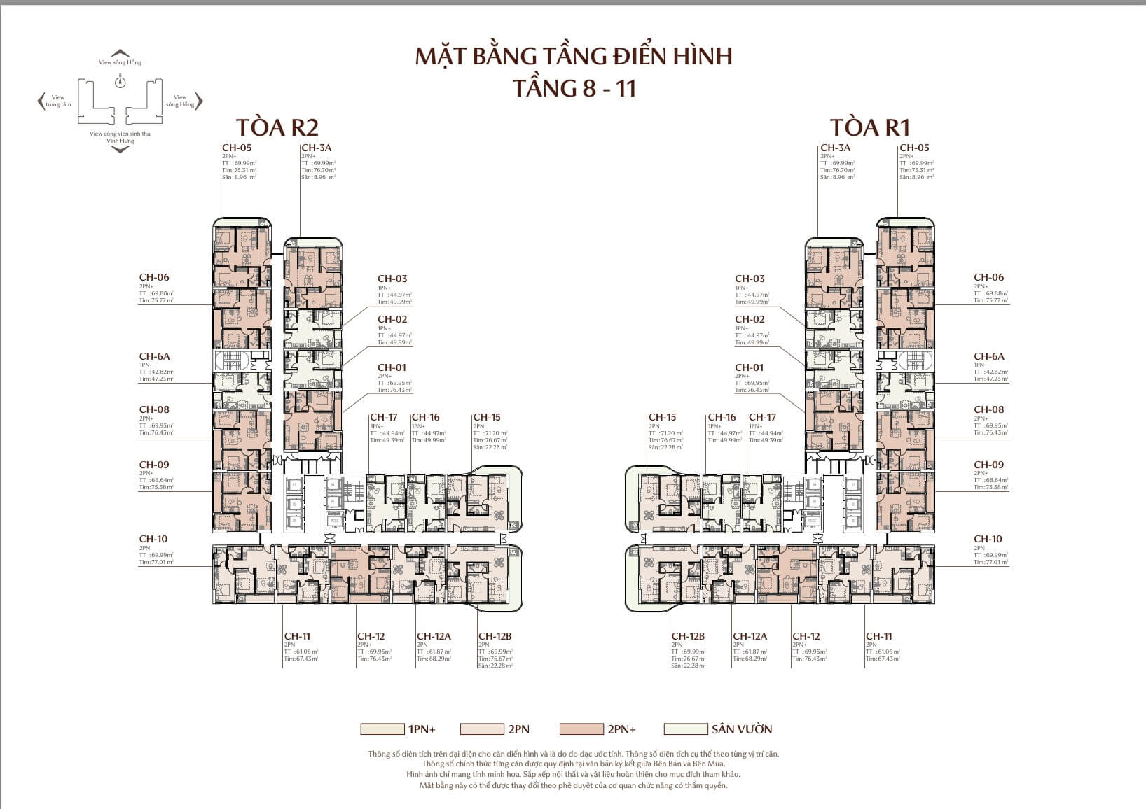 mặt bằng dự án rivea residences vĩnh hưng hoàng mai