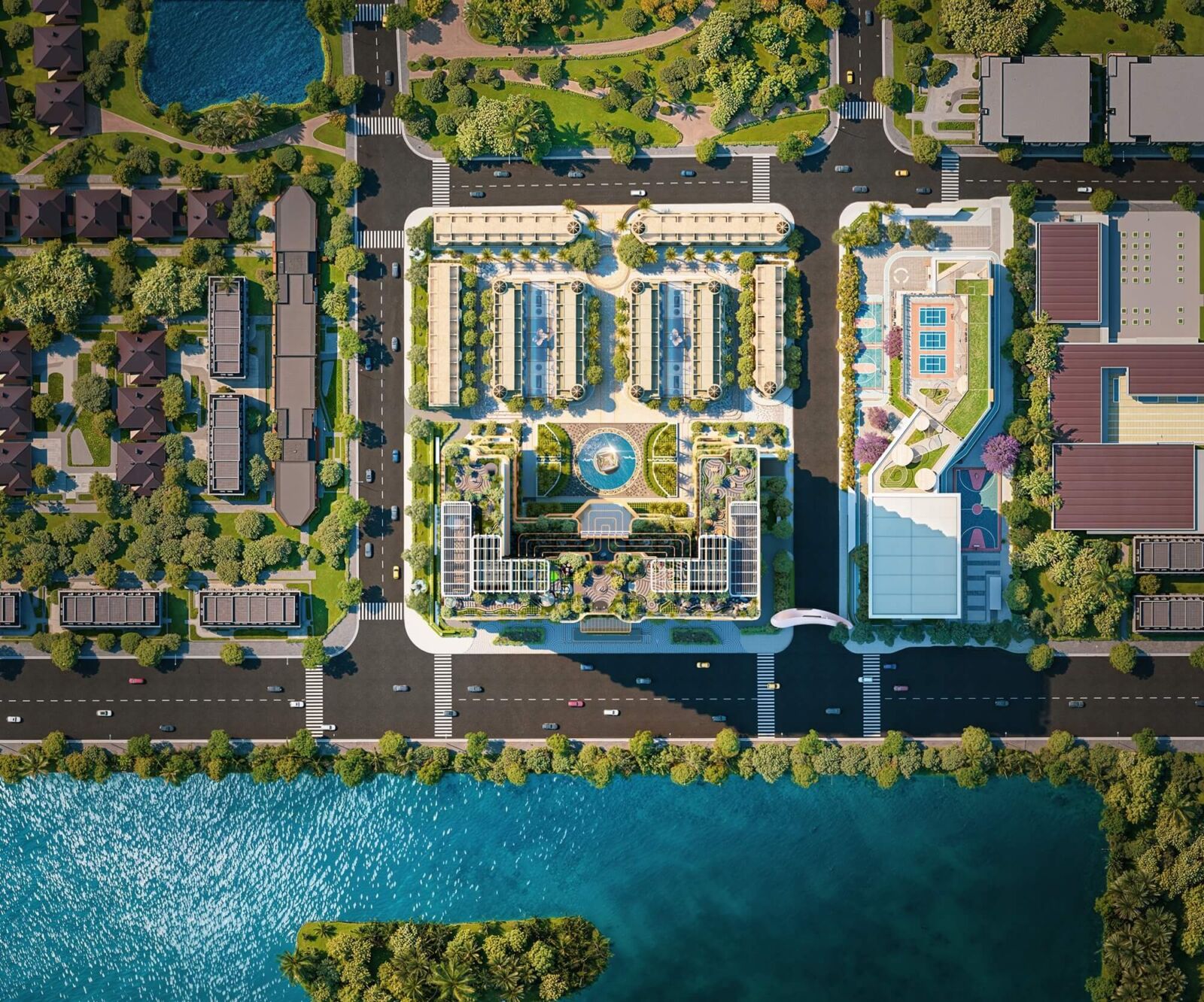 mặt bằng tổng thể dự án rivea hanoi vĩnh hưng hoàng mai