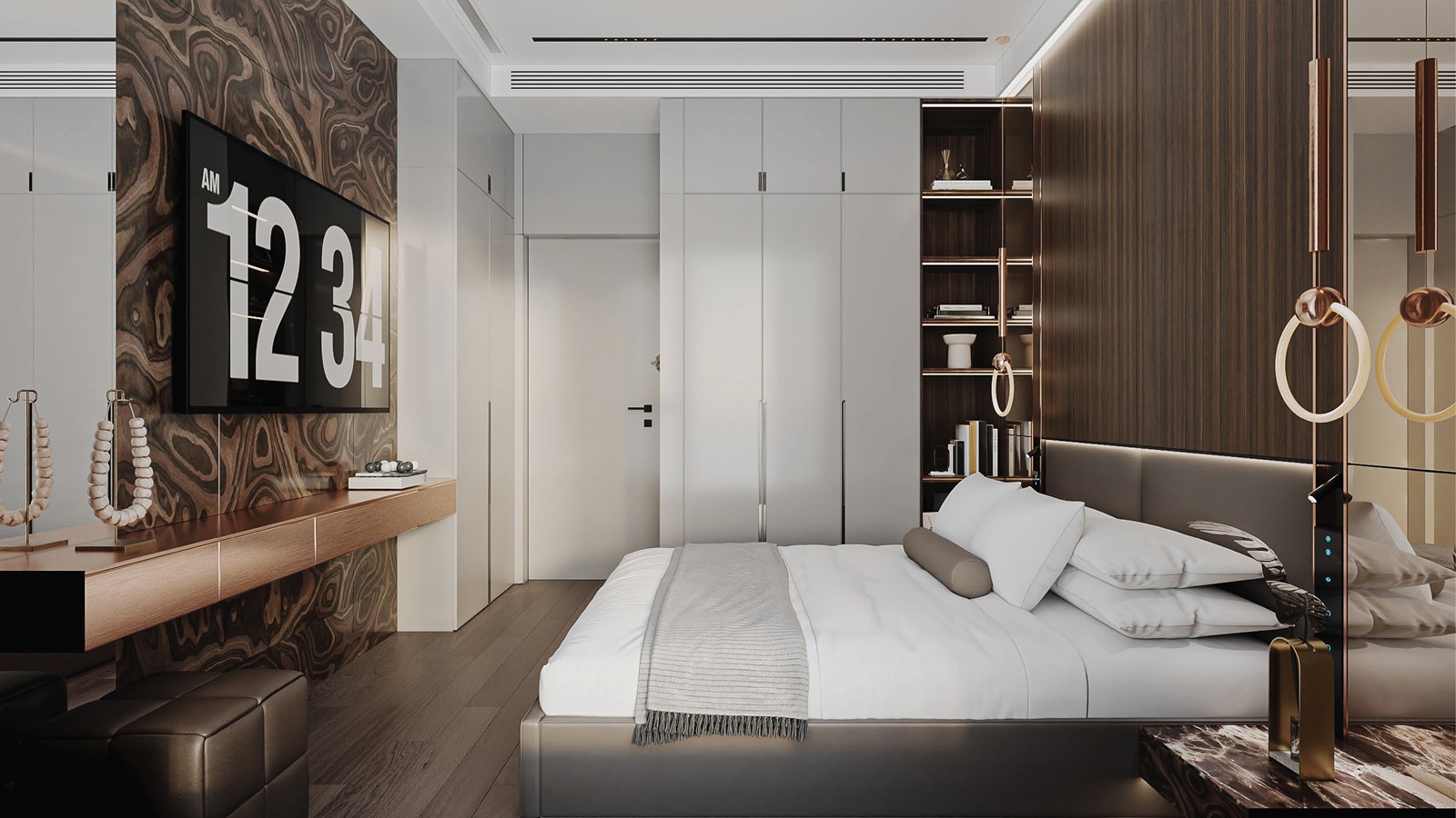 nội thất căn hộ alumi