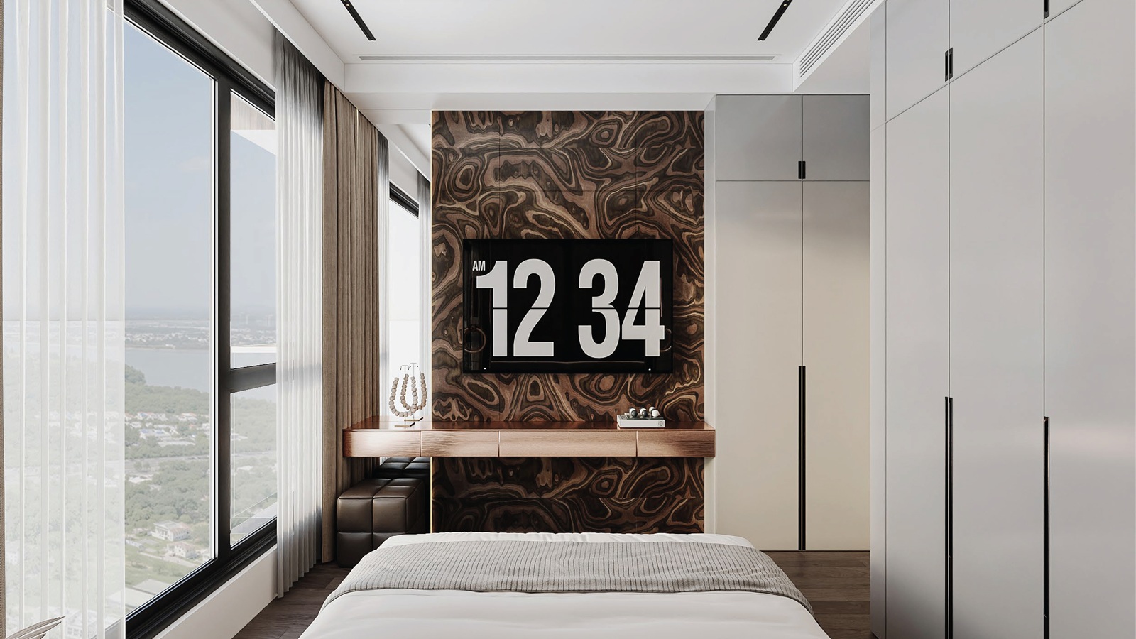 nội thất căn hộ alumi