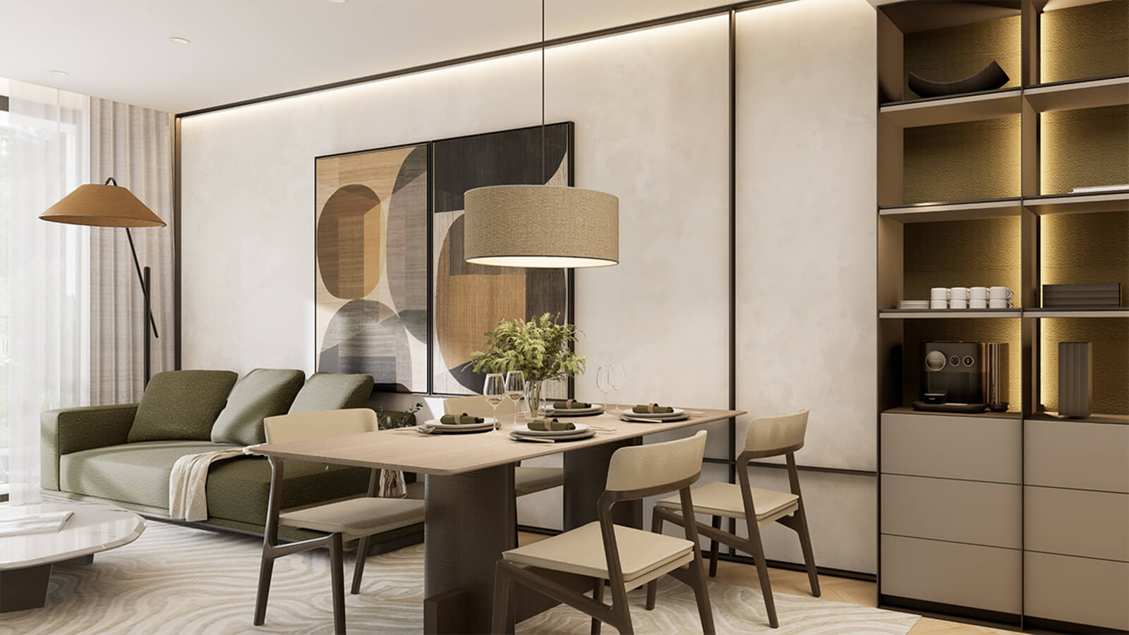 nội thất căn hộ mandarin garden 3 yên sở hà nội