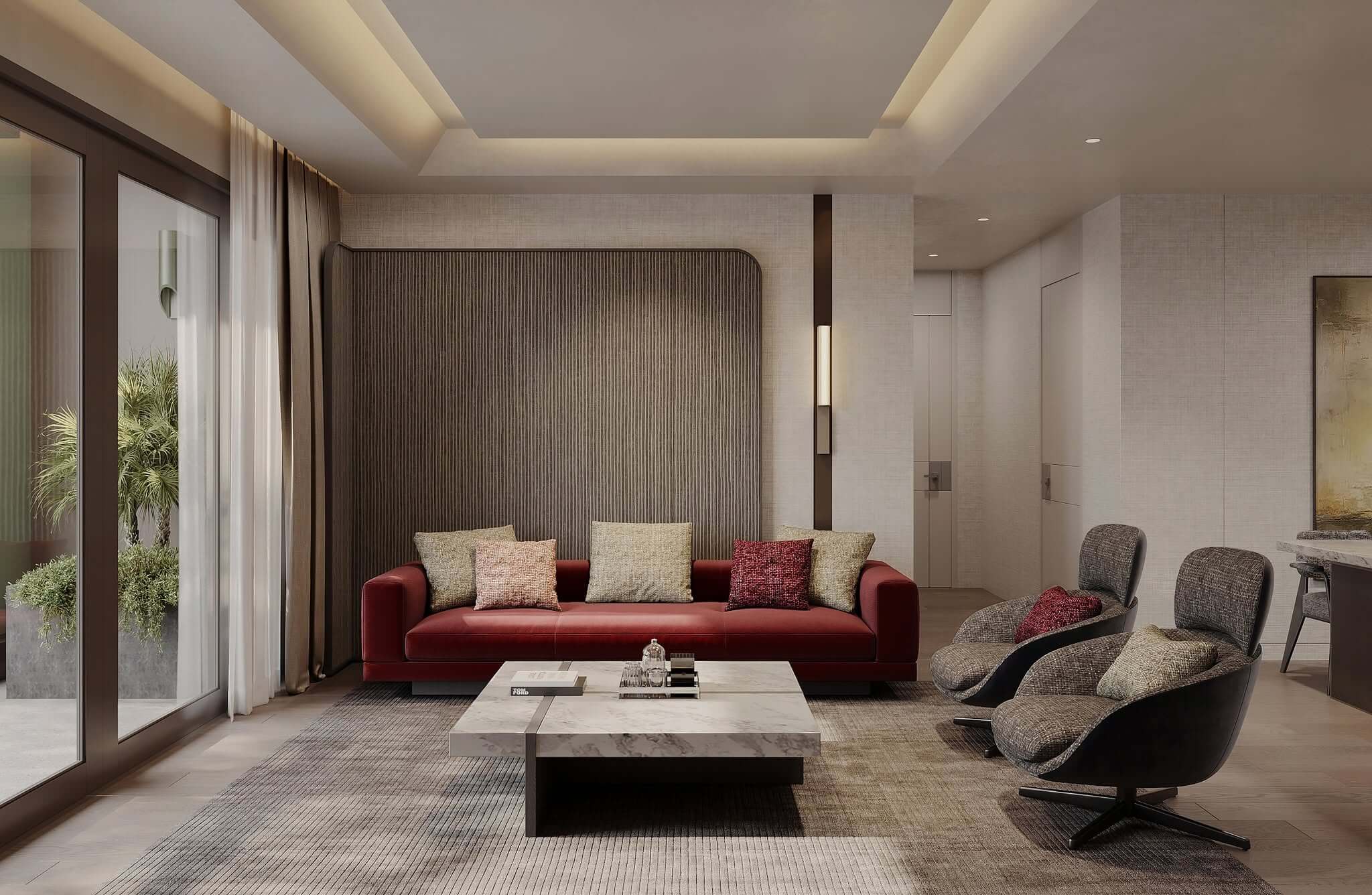 nội thất căn hộ tara maison mỹ đình