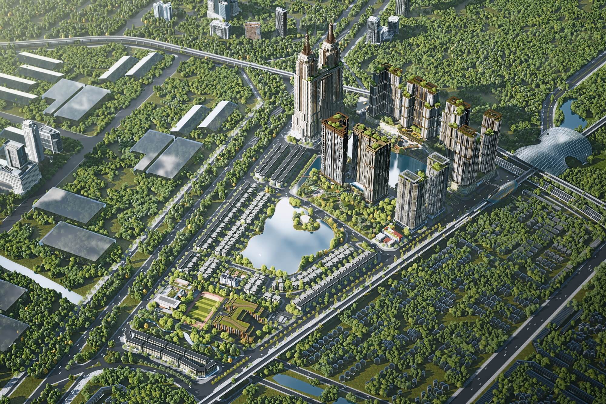 dự án the intercentral đông anh hà nội
