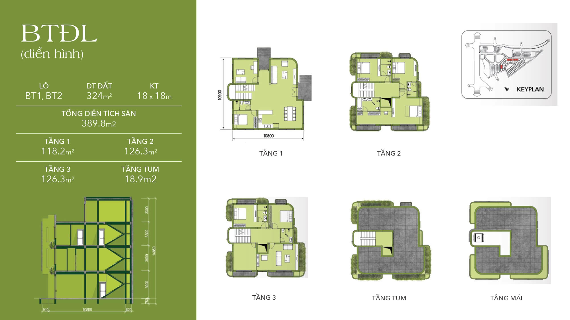 thiết kế biệt thự urban green oasis văn la hà đông