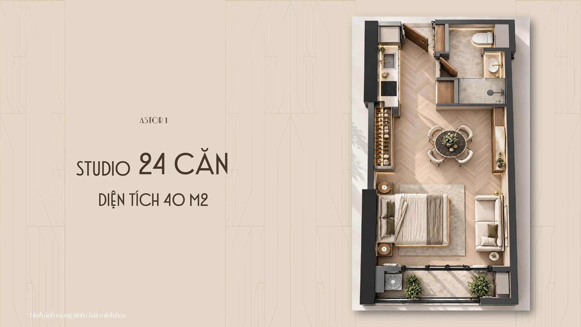 thiết kế căn hộ astor 1 ciputra