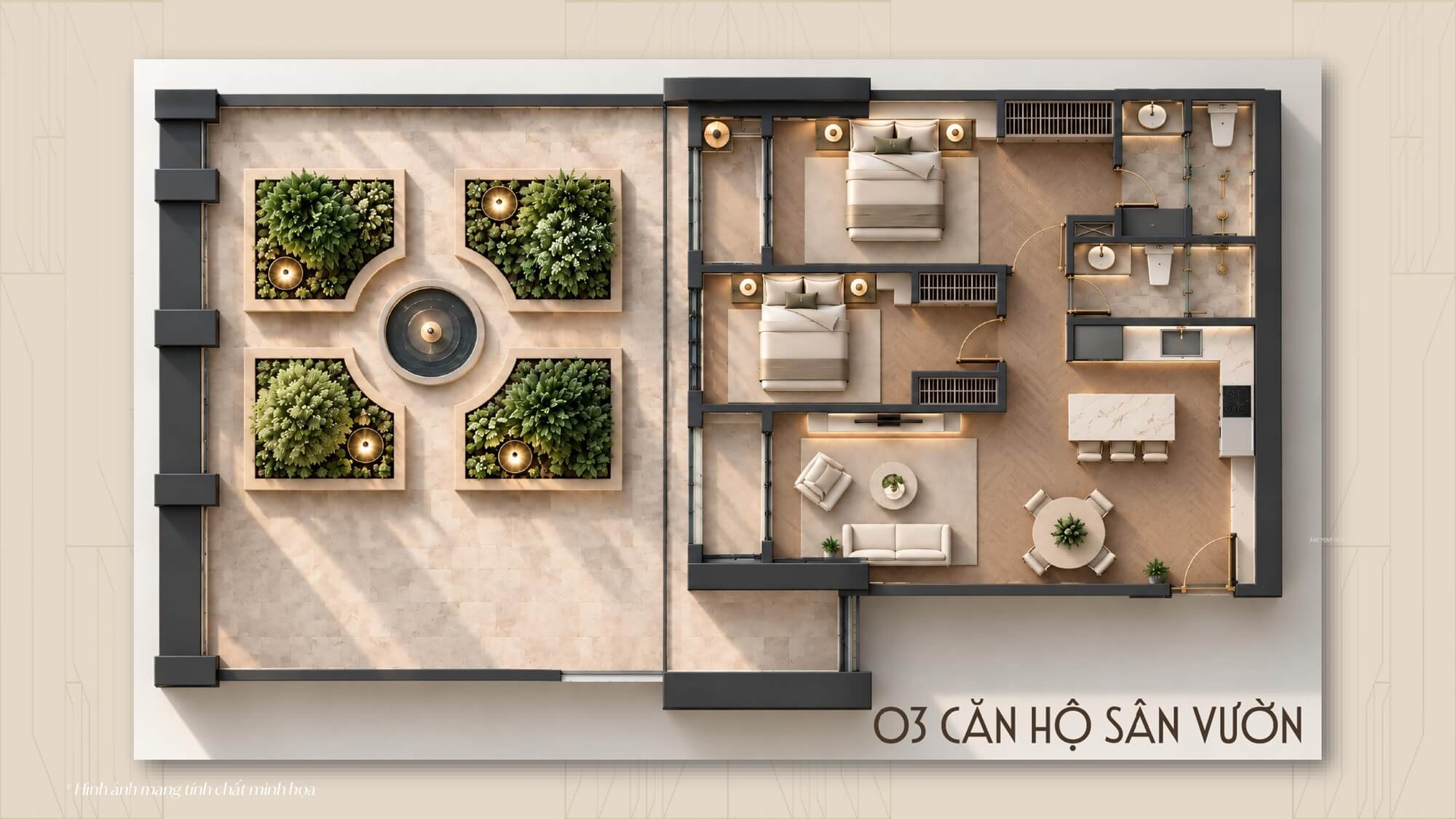 thiết kế căn hộ astor 1 ciputra