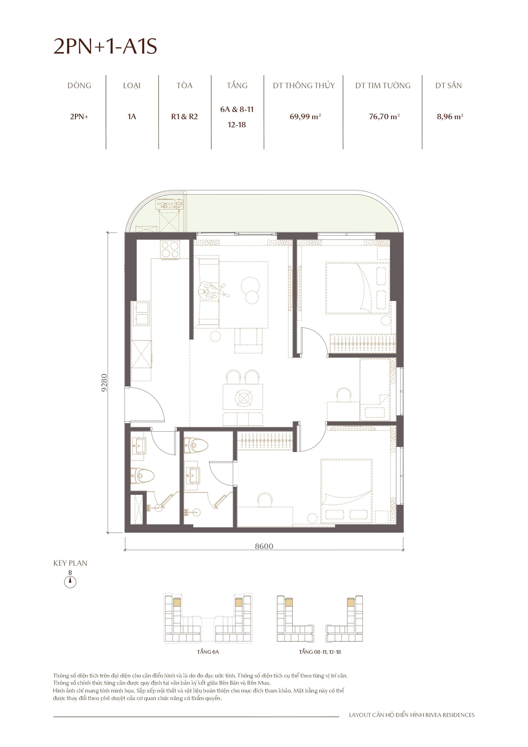 thiết kế căn hộ rivea residences hà nội