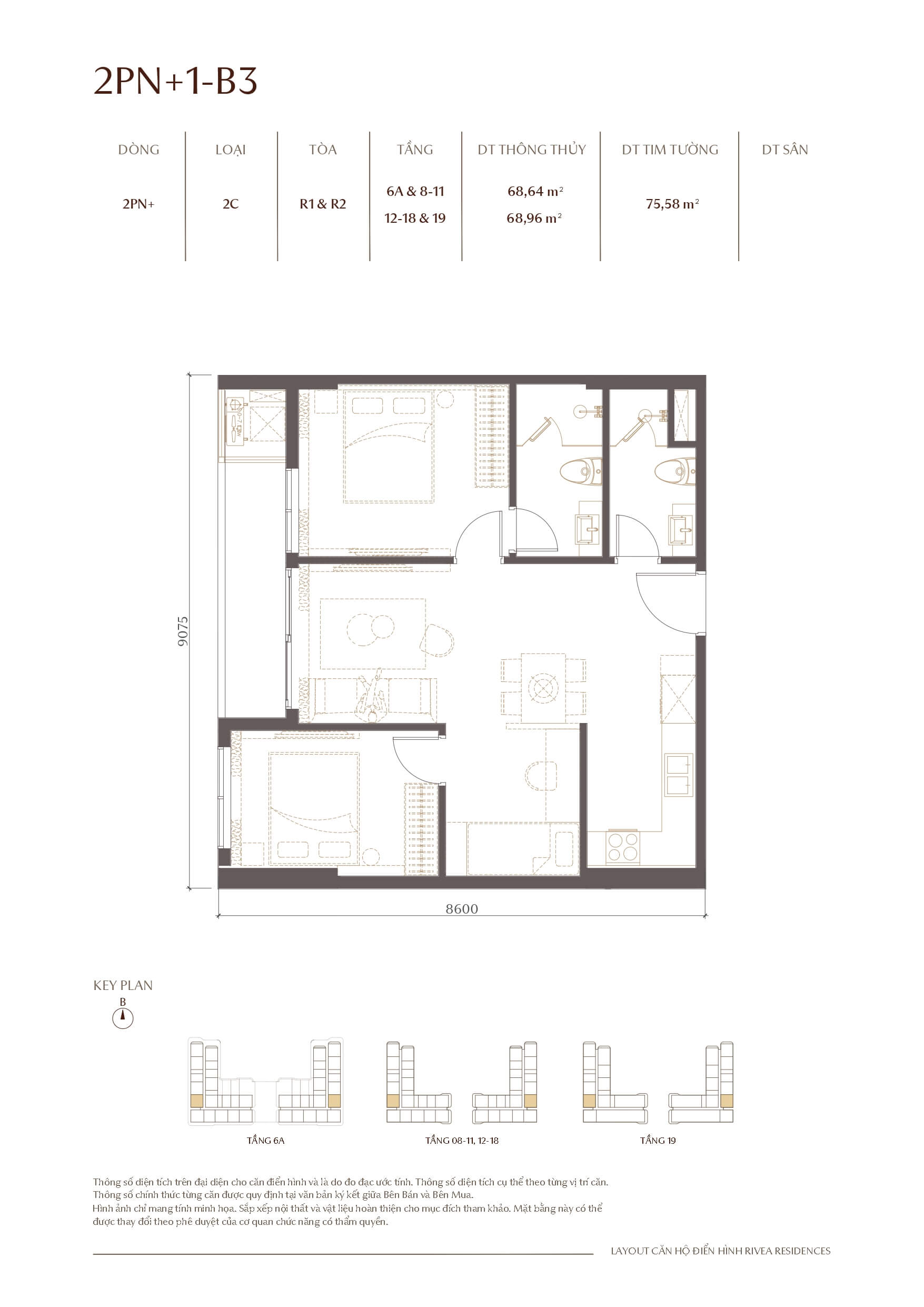 thiết kế căn hộ rivea residences hà nội
