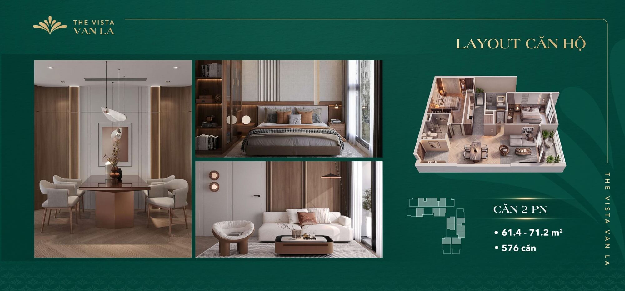 thiết kế căn hộ the vista văn la hà đông