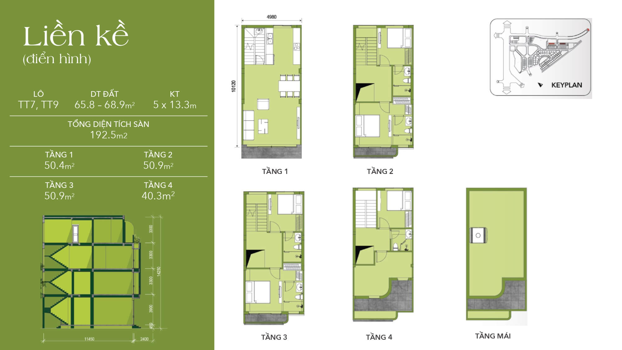 thiết kế liền kề urban green oasis văn la hà đông