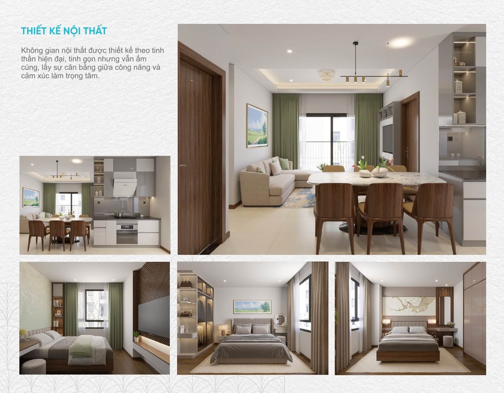 nội thất căn hộ viha flora yên sở