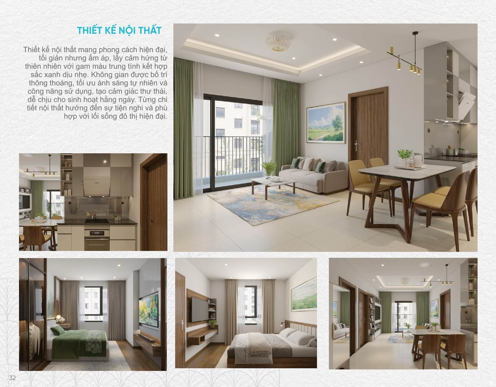 nội thất căn hộ viha flora yên sở