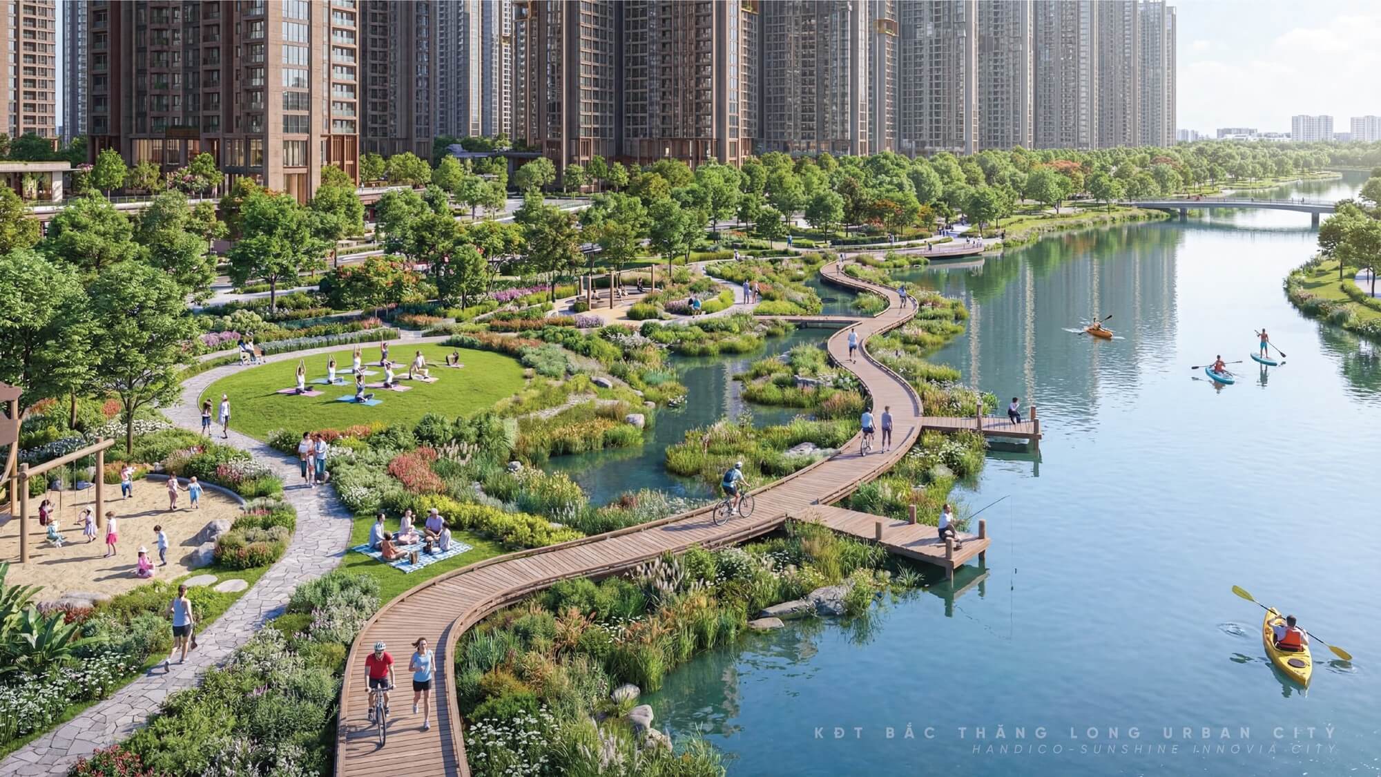 tiện ích dự án handico sunshine metropolis city mê linh hà nội