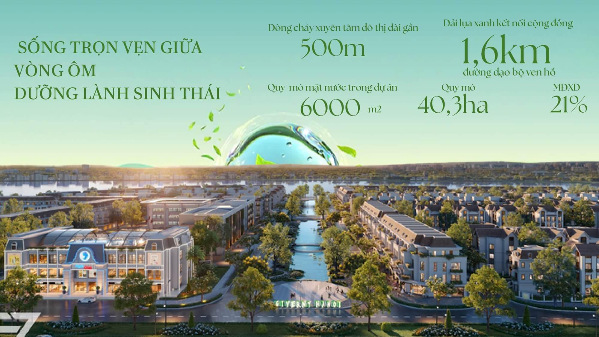tiện ích dự án pearl rivera hà nội