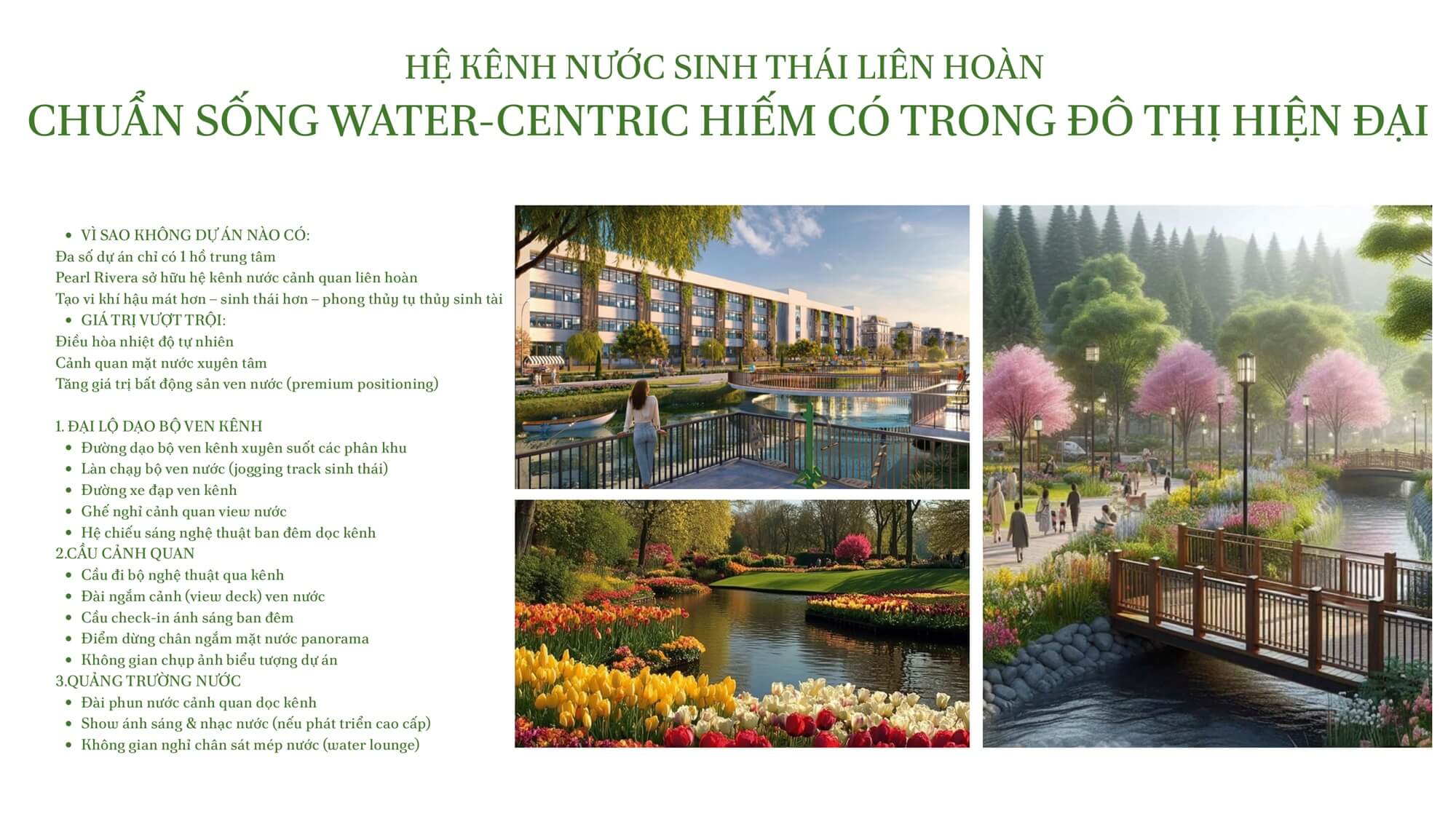 tiện ích dự án pearl rivera hà nội
