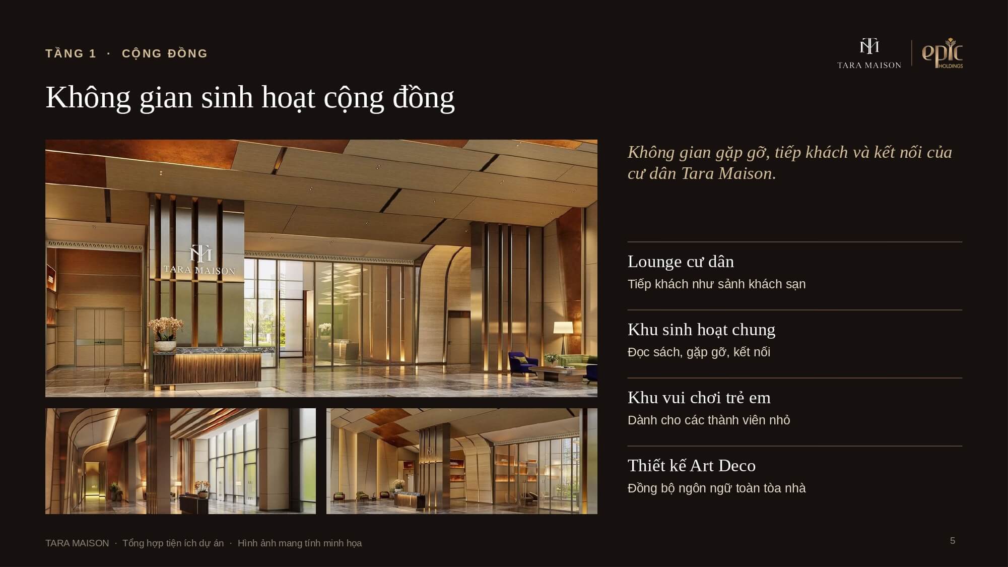tiện ích dự án tara maison mỹ đình