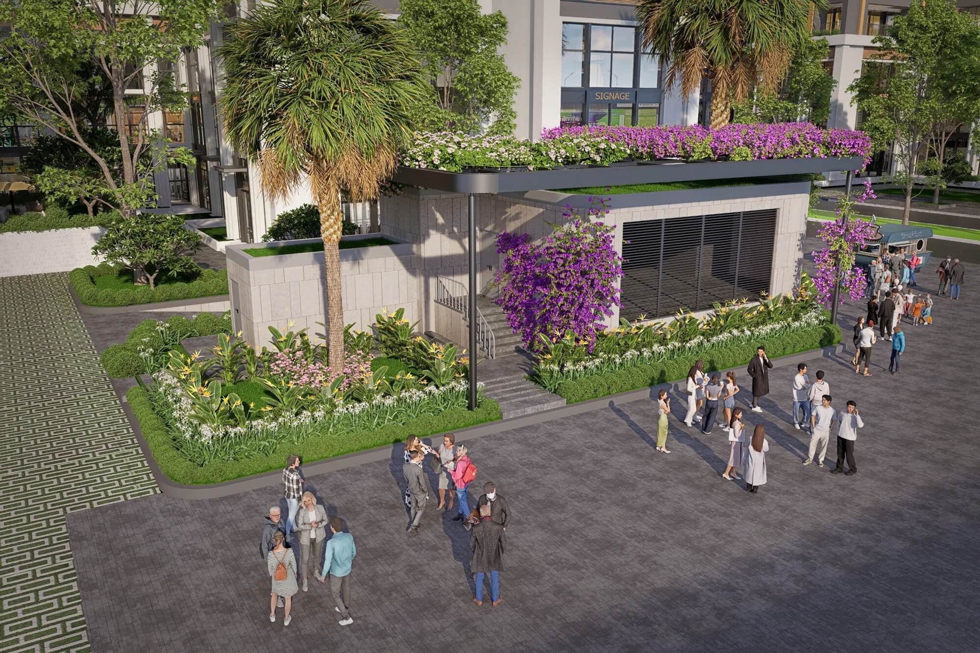 tiện ích dự án the flame vine hinode royal park hoài đức