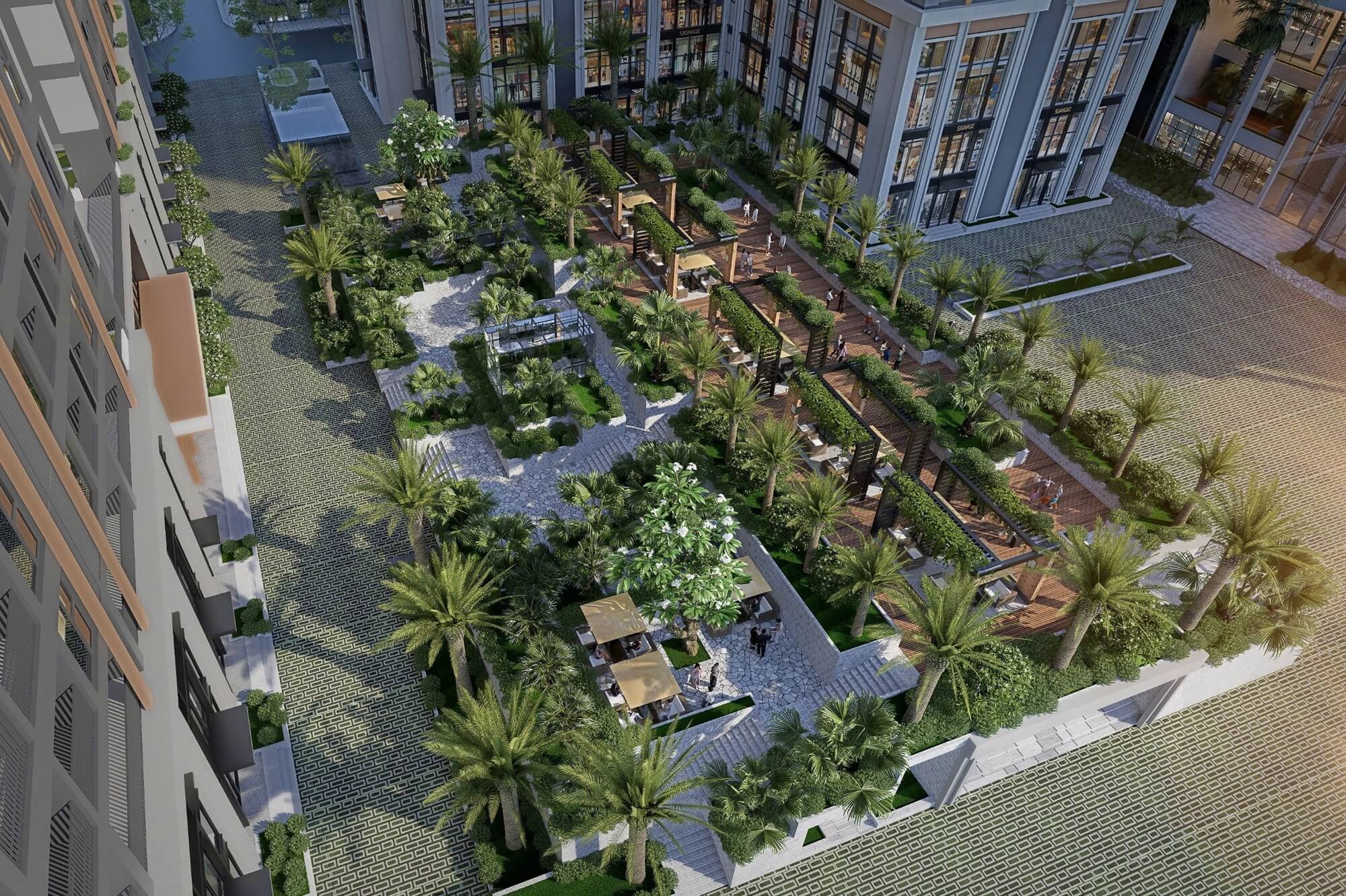 tiện ích dự án the flame vine hinode royal park hoài đức