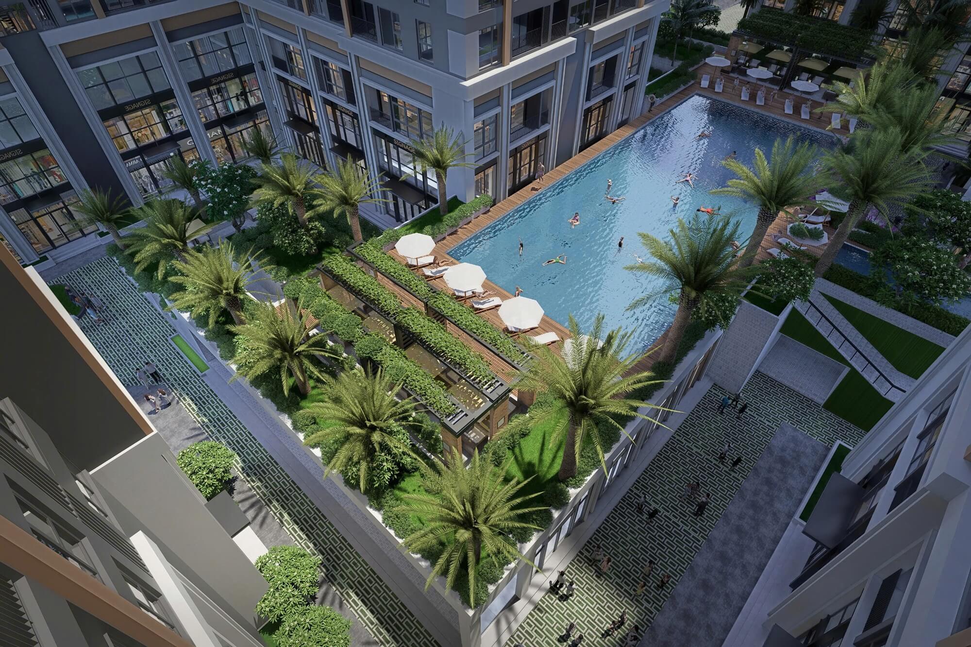 tiện ích dự án the flame vine hinode royal park hoài đức