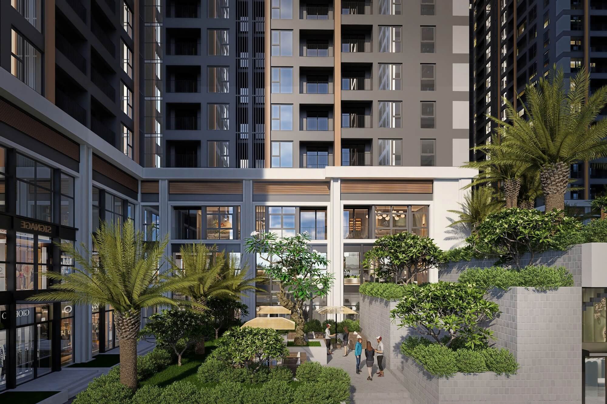 tiện ích dự án the flame vine hinode royal park hoài đức