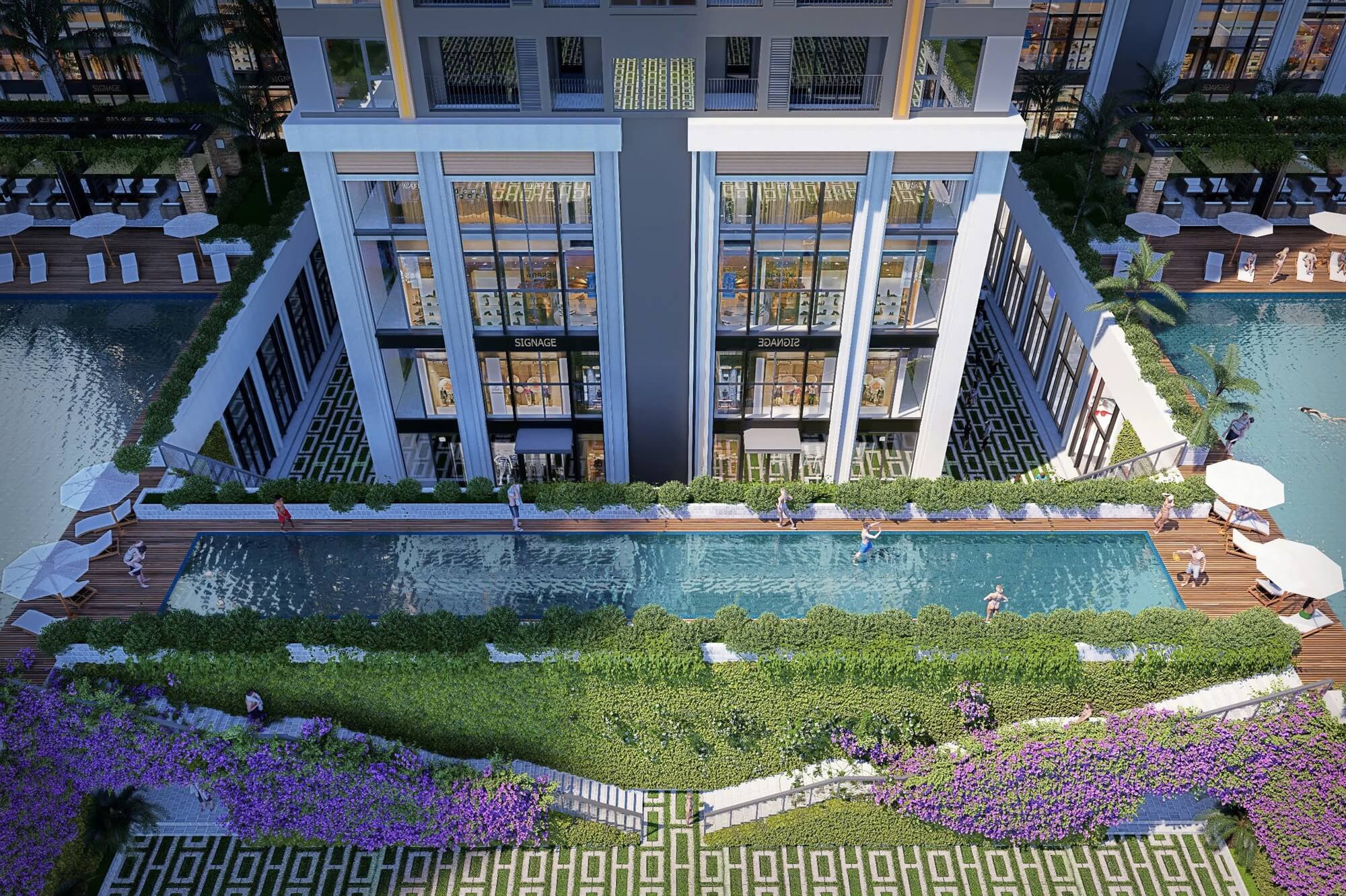 tiện ích dự án the flame vine hinode royal park hoài đức