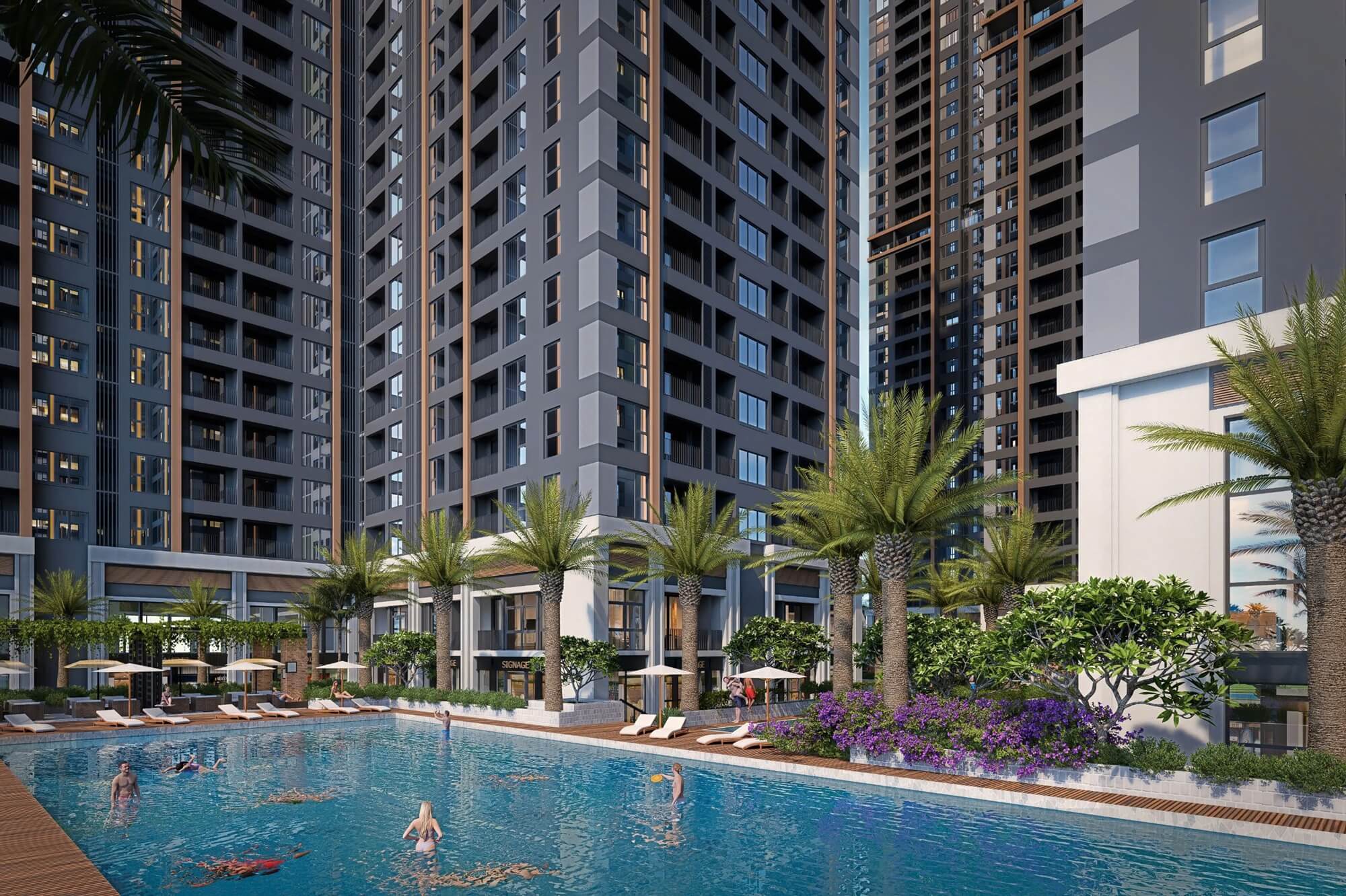 tiện ích dự án the flame vine hinode royal park hoài đức