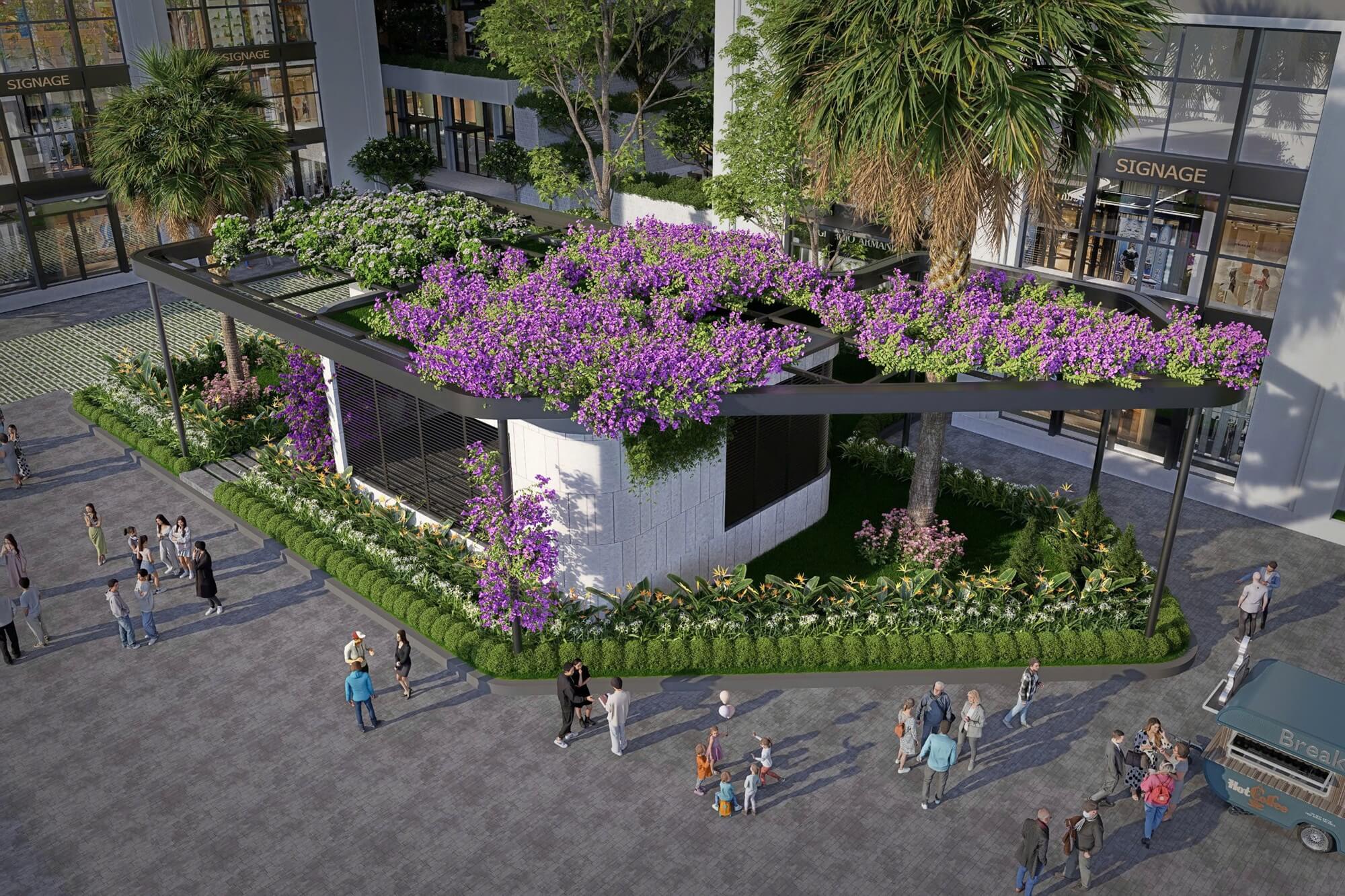 tiện ích dự án the flame vine hinode royal park hoài đức