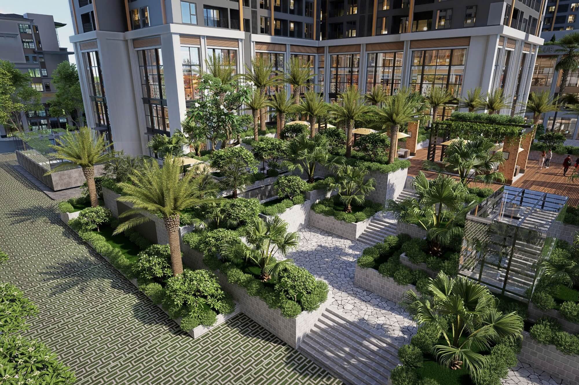 tiện ích dự án the flame vine hinode royal park hoài đức