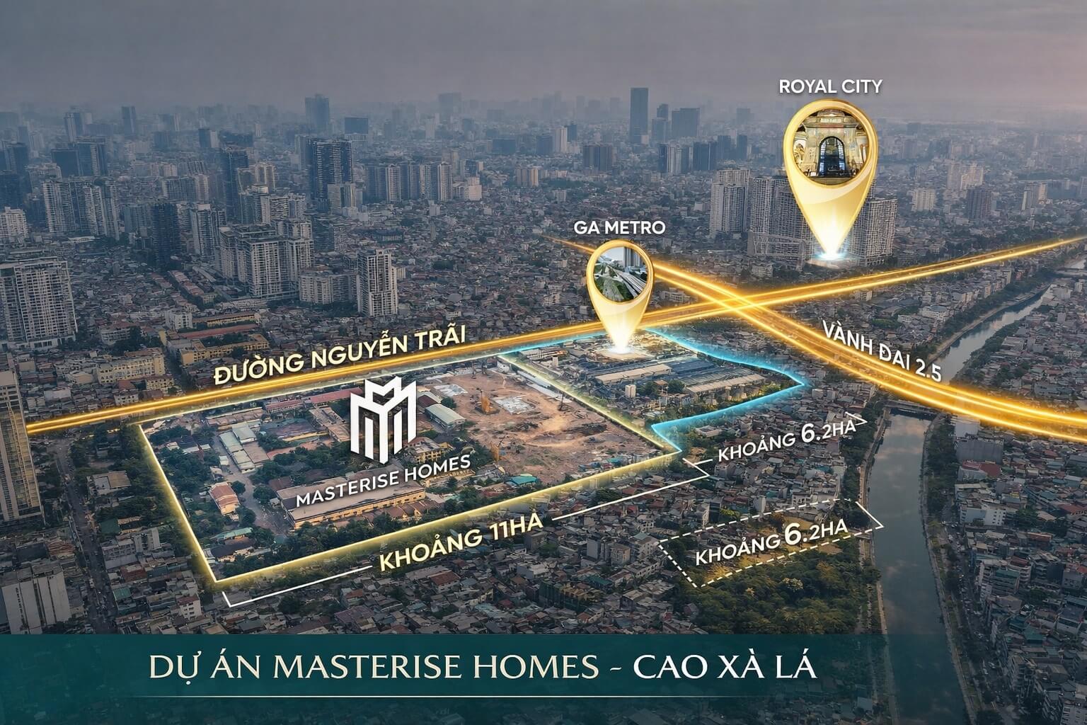 vị trí dự án masteri iconic nguyễn trãi