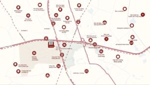 vị trí dự án metropoli5 nam an khánh